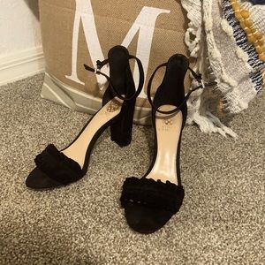 Vince Camuto velvet heels